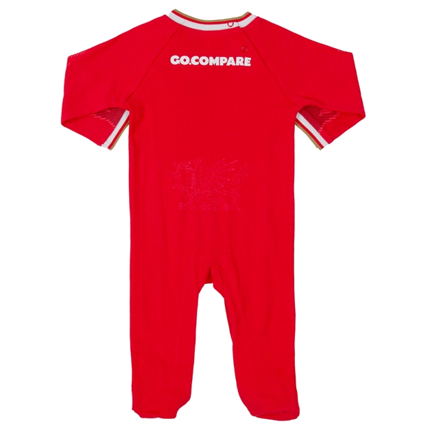 Wales Home Kit Sleepsuit 24/25 - Back