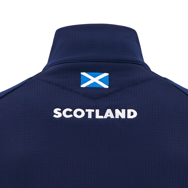 Scotland Junior Triple Crown 2026 Travel Quarter Zip Fleece 25/26 - Navy