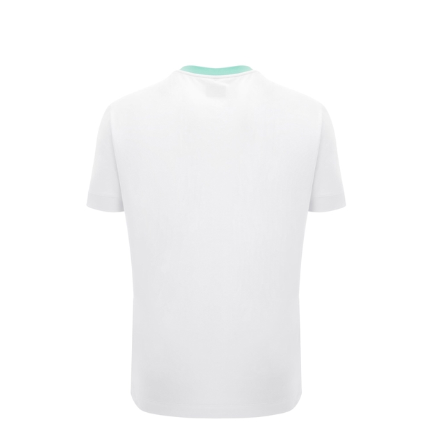 Scotland Mens Travel Cotton T-Shirt - White - Short Sleeve 2025 - Back