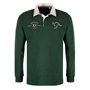 Womens World Cup Australia Adults Classic Heavyweight Rugby Shirt Bottle Green - Front 