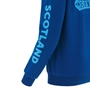 Scotland Junior Cotton Hoodie 25/26 Navy - Full Length Scotland Sleeve Print 