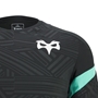 Ospreys Mens Training T-shirt 25/26 Black - Ospreys Logo 