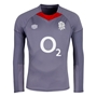 England Mens Contact Drill Top Grey 24/25 - Front 