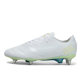 Canterbury Adults Phoenix Genesis Elite Soft Ground Rugby Boots White - Outstep
