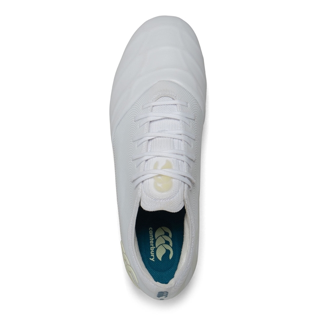 Canterbury Adults Phoenix Genesis Elite Soft Ground Rugby Boots White - Top