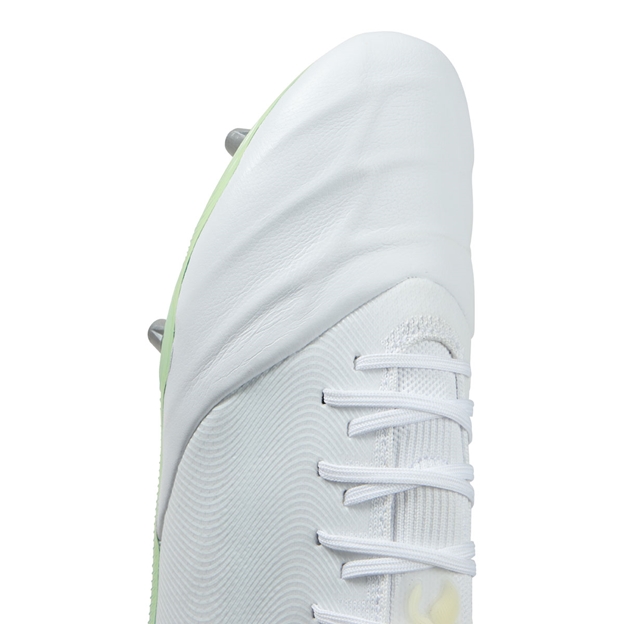 Canterbury Adults Phoenix Genesis Elite Soft Ground Rugby Boots White - Toe