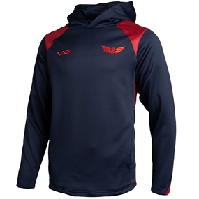 Scarlets Mens Vertex Training Hoodie 25/26 -  Navy - Front