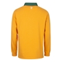 Australia Mens 1899 Origins Crest Rugby Shirt Long Sleeve Gold - Back 