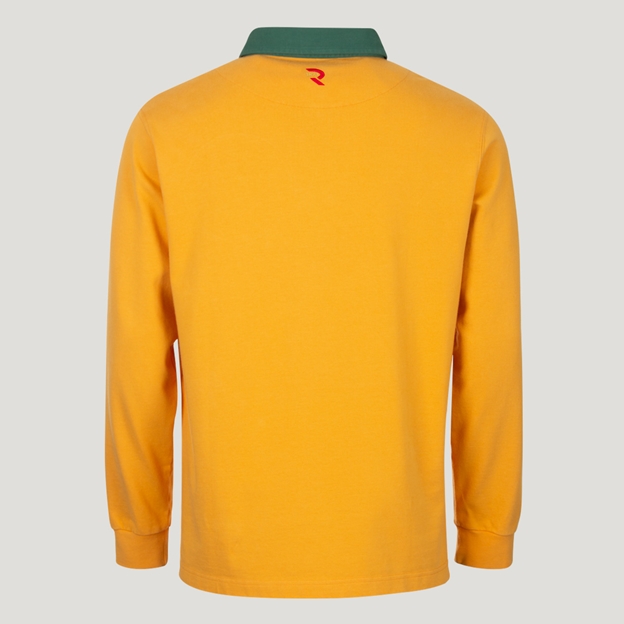 Australia 1899 Heritage Pure Cotton Rugby Shirt - Long Sleeve Gold