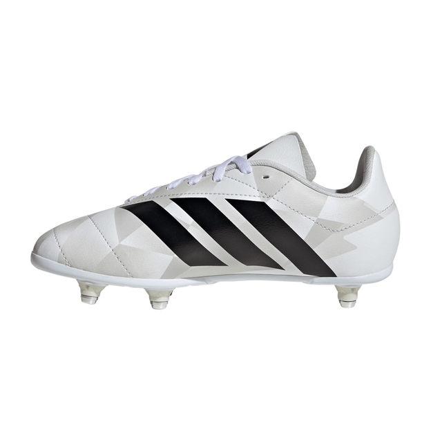adidas Kids Soft Ground Rugby Boots White - Instep