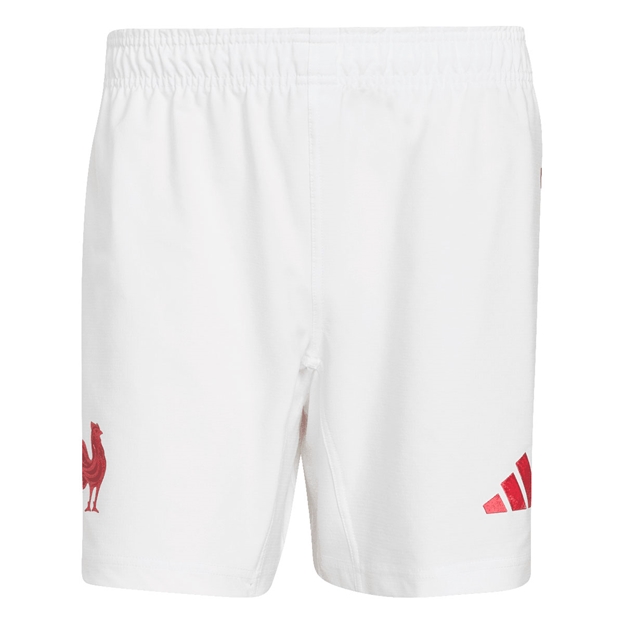 France Mens Home Rugby Shorts - White 25/26