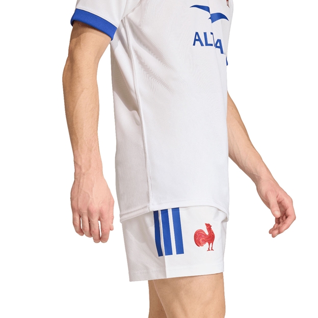 France Mens Home Rugby Shorts - White 25/26