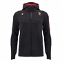 Wales Mens Travel Full Zip Hoodie - Black 2025 - Front 