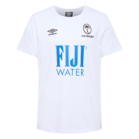 Fiji Adults Casual Tee 25/26 White - Front
