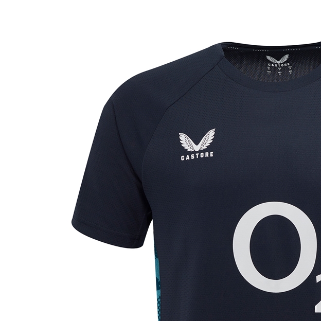 England Mens Performance Short Sleeve Tee 25-26 Inkwell:Storm Blue - Castore