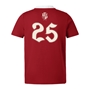 British and Irish Lions Winners Junior Short Sleeve Classic Rugby Shirt Red - Back 