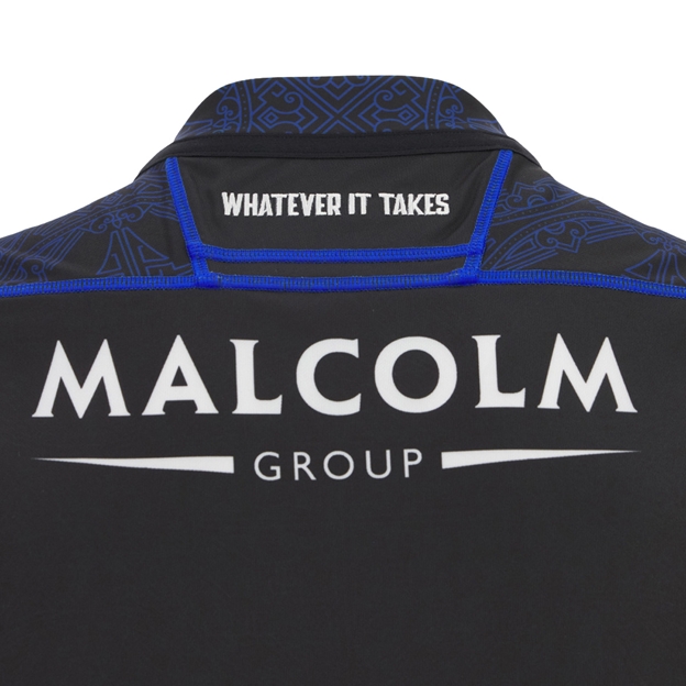 Glasgow Warriors Mens Home Rugby Shirt 25/26 Black - Whatever It Takes