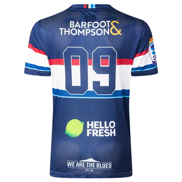 Blues Mens Pro Training T-Shirt 26/27 Multi - Back View