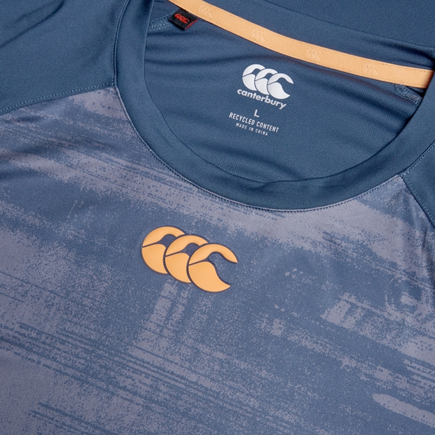 Canterbury Mens Vapodri Graphic Superlight Tee - Navy CCC Logo
