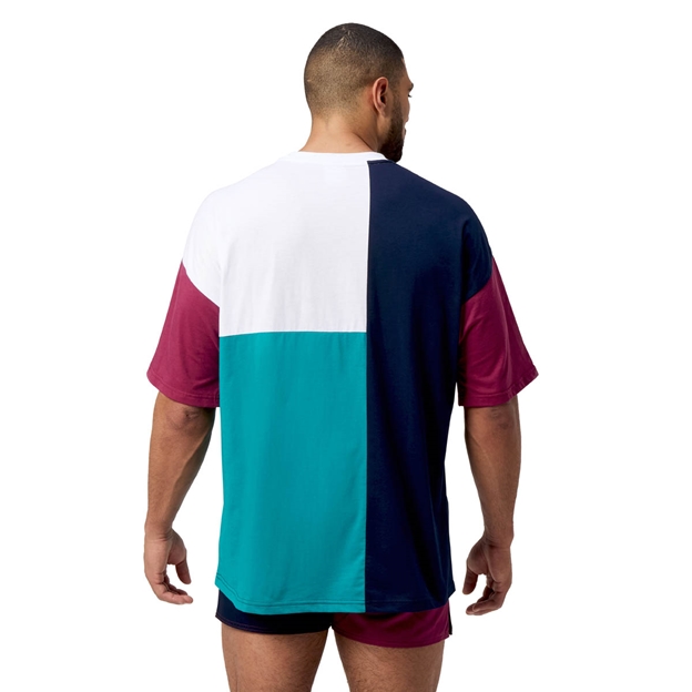 Canterbury Mens Harlequin T-Shirt Multi Colour - Model Back