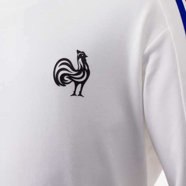 France Mens Fanwear Crew Sweatshirt White - FFR