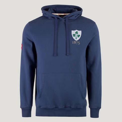 Ireland 1875 Pure Cotton Hoodie – Petrol Blue