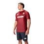 British and Irish Lions Mens Superlight T-Shirt Red - Model Walking 