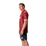 British and Irish Lions Mens Superlight T-Shirt Red - Model Side 