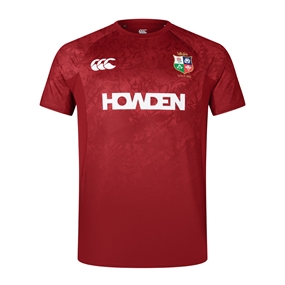 British and Irish Lions Mens Superlight T-Shirt Red - Front