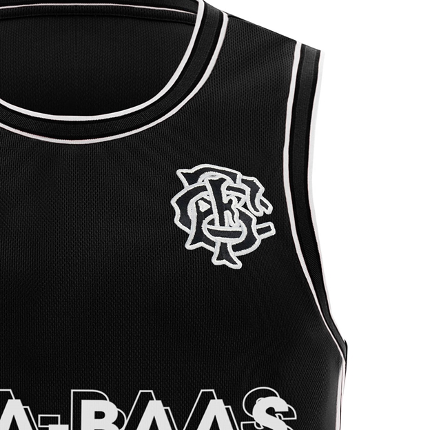 barbarians mens training singlet - detail