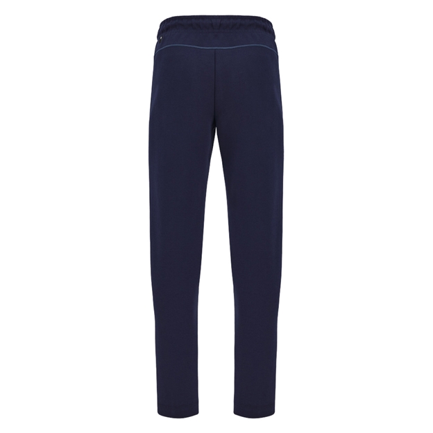 Scotland Mens Athleisure Brushed Cotton Pants 25/26 Navy - Back
