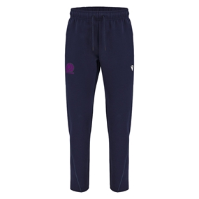 Scotland Mens Athleisure Brushed Cotton Pants 25/26 Navy - Front