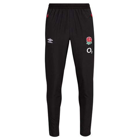 England Mens Presentation Pants Black 24/25 - Front England Mens Presentation Pants Black 24/25 - Front