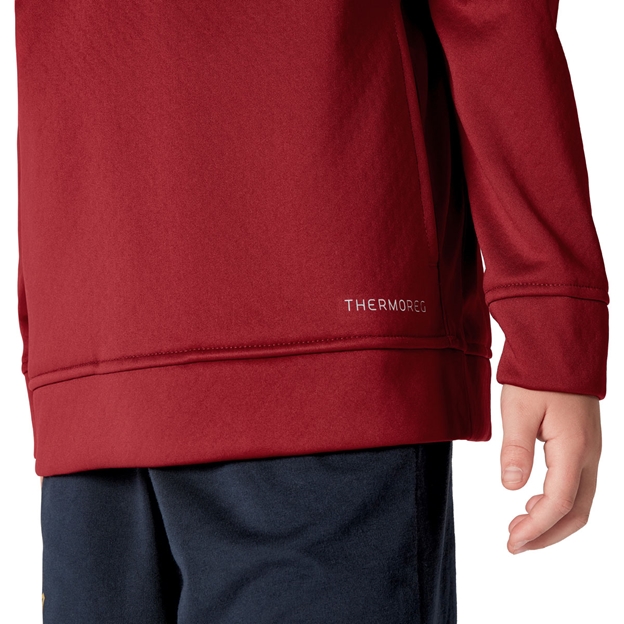 British and Irish Lions Junior 1/4 Zip Fleece Red - Model Thermoreg
