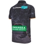 Ospreys Kids Home Rugby Shirt 25/26 Black - Back 