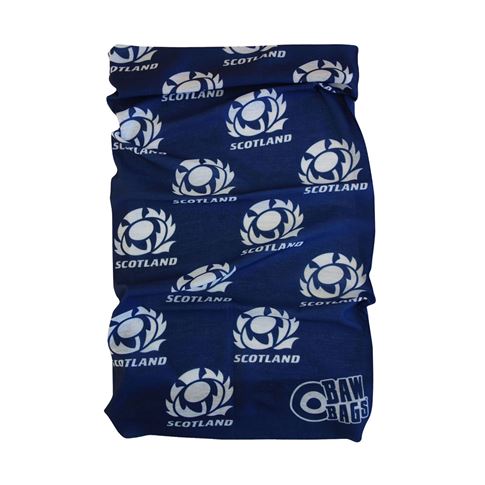 Bawbags Scotland Rugby Home Buff Navy - Front