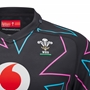 Wales Mens Away Pathway Rugby Shirt-Black 2025 - WRU 