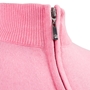 Scotland Womens Glenmuir Zip Neck Cotton Sweater Candy - Zipper 