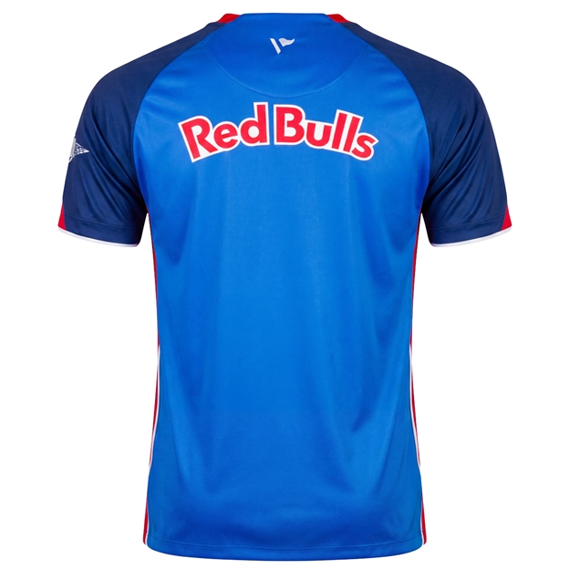 Newcastle Red Bulls Mens Training T-Shirt 26/27 Light Blue - Back View