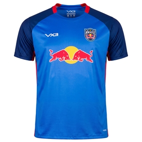 Newcastle Red Bulls Mens Training T-Shirt 26/27 Light Blue - Front View