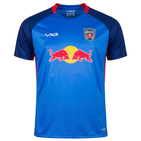 Newcastle Red Bulls Mens Training T-Shirt 26/27 Light Blue - Front View