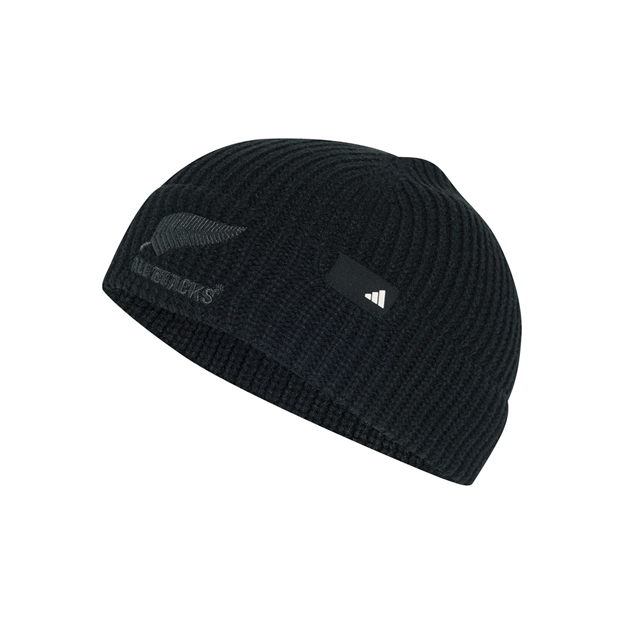 All Blacks Adults Fisherman Beanie 26/27 All Black - Front View
