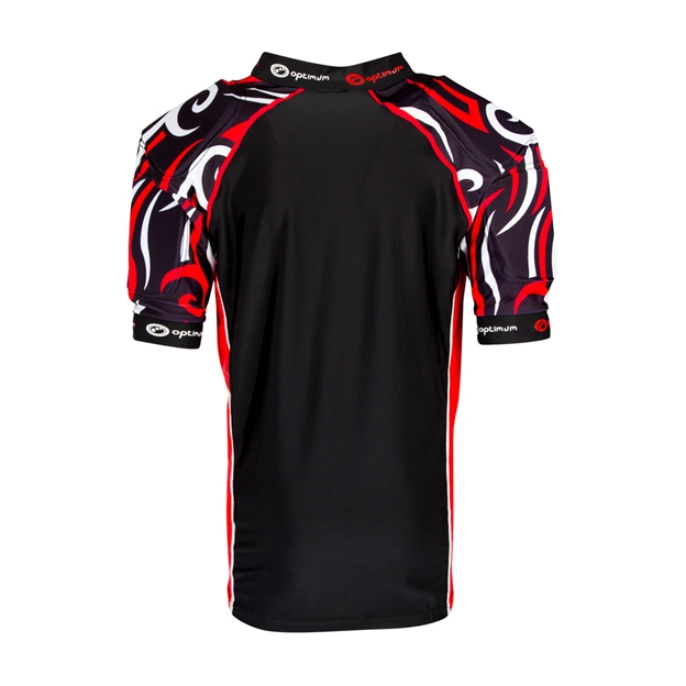 Optimum Razor Rugby Shoulder Pads Red