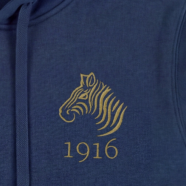 Namibia 1916 Pure Cotton Hoodie - Petrol Blue