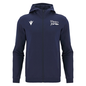 Sale Sharks Mens Cotton Hoodie 25/26 Navy - Front