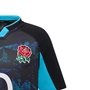 England Kids Away Rugby Shirt 25/26 Black - RFU Rose 