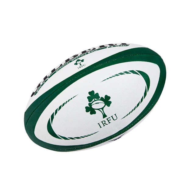Gilbert Ireland Replica Rugby Ball - Front