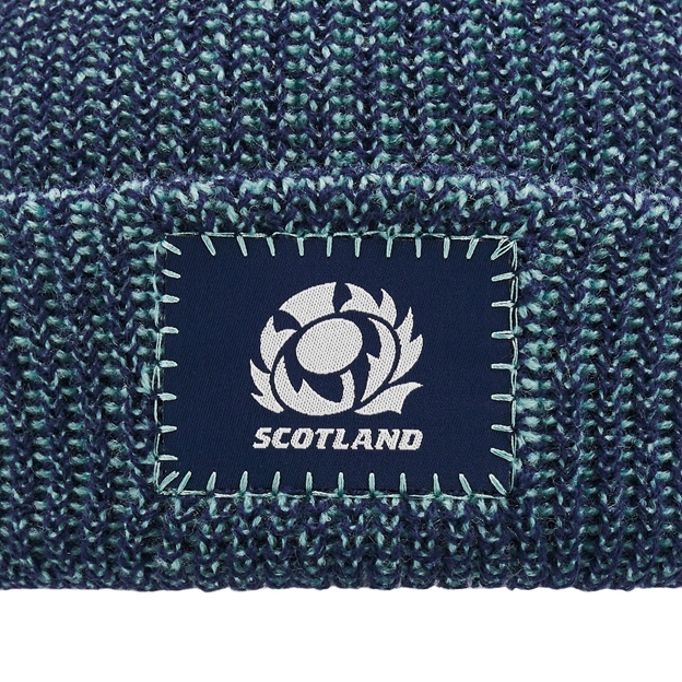 Scotland Adults Waffle Beanie - Badge
