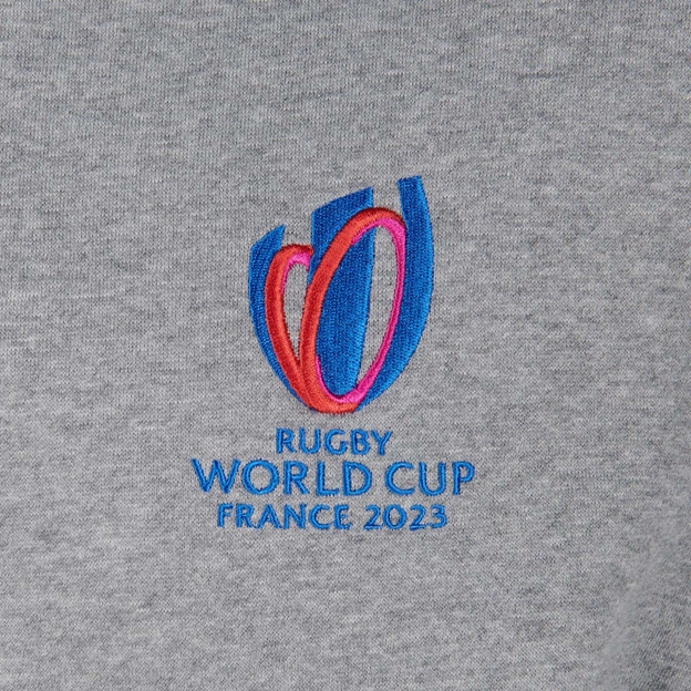 Mens Rugby World Cup 2023 Logo Hoodie - Grey