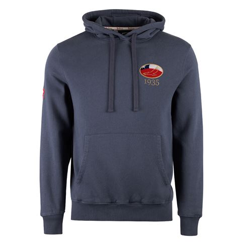 R1823 Chile 1935 Hoodie - Petrol Blue R1823 Chile 1935 Hoodie - Petrol Blue